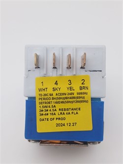 КХ-0003860 Таймер TD 20 C SA не ориг.с желт. этикеткой (100шт/кор) КХ-0003860 - фото 1022630
