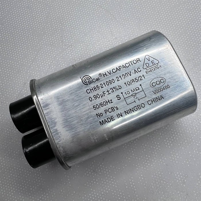 Высоковольтный конденсатор  0.90uF для микроволновой печи Rolsen MS1770TA 999438814-1 - фото 197360