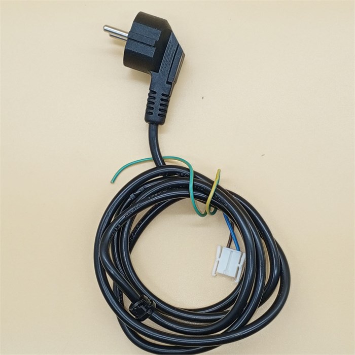 Шнур питания 3*0,75mm² 16A 250V 160см угловая вилка для вытяжки,бытовой техники RTS174760000083119 - фото 466179