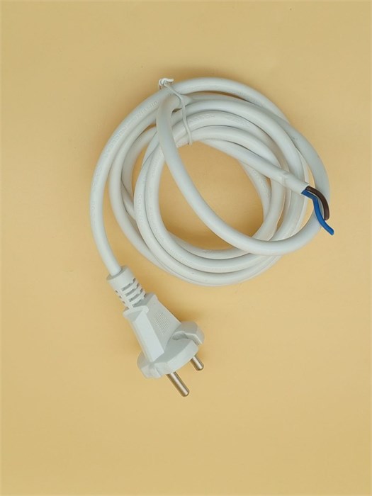 Шнур сетевой для бытовой техники 2х0.75mm 16A 180см RTS1747600000852645 - фото 665705