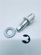 Вал малый для приставки-овощерезки мясорубки РОТОР (в сборе) Дива, Экстра, Чудесница (ИЛКЮ 304261002) 304261002