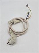 Кабель питания 3х1,5mm 1метр цвет белый для СВЧ RTS17476000008533589-Б/У