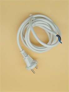 Шнур сетевой для бытовой техники 2х0.75mm 16A 180см RTS1747600000852645