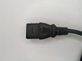 Сетевой шнур 2х0,75mm² 10-16A 250V Длина - 0,9м. 13479