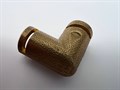 SS 0024 Соединитель трубок d7 8 12x24x22mm угловой латунь SS 0024 - фото 267913