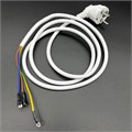 Шнур питания Б/У 3*1mm² 16A  250V 1,0м угловая вилка RTS174760000082201-бу - фото 396697