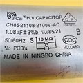 Высоковольтный конденсатор Б/У CH85-21108 1,08µF±3%b 2100VAC для микроволновой печи Evgo EM-2338G CH85-21108-бу - фото 605196 Высоковольтный конденсатор Б/У CH85-21108 1,08µF±3%b 2100VAC для микроволновой печи Evgo EM-2338G CH85-21108-бу - фото 605196